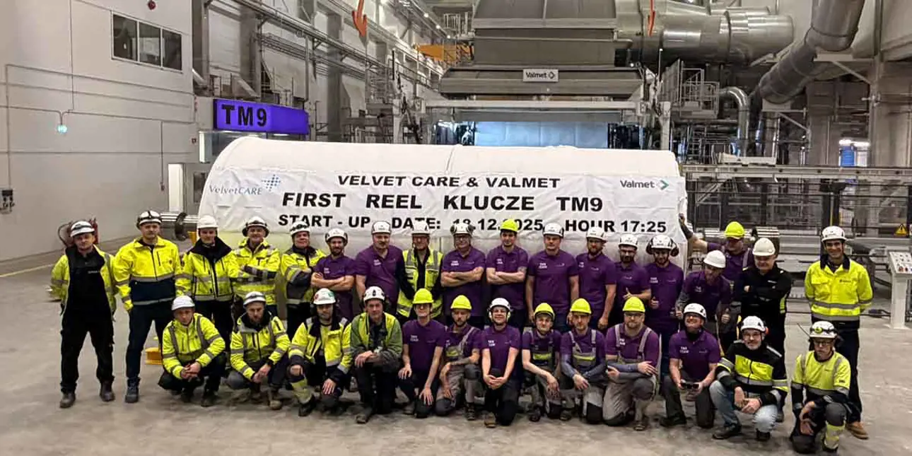 Valmet tissue machine Start-up at VelvetCARE Poland 